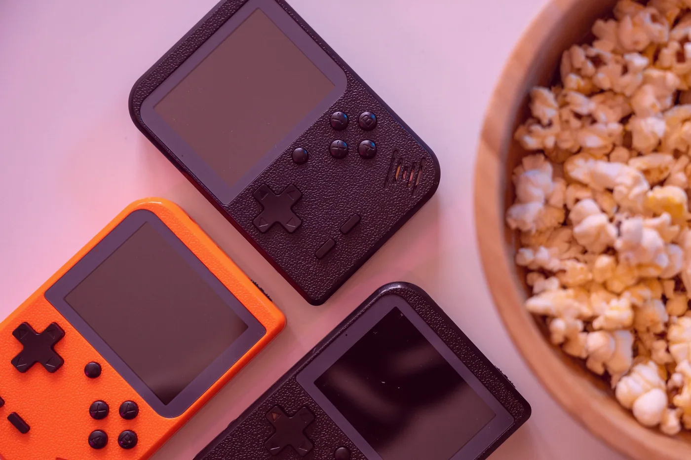 Two friends reacting to a puzzle level on the screen